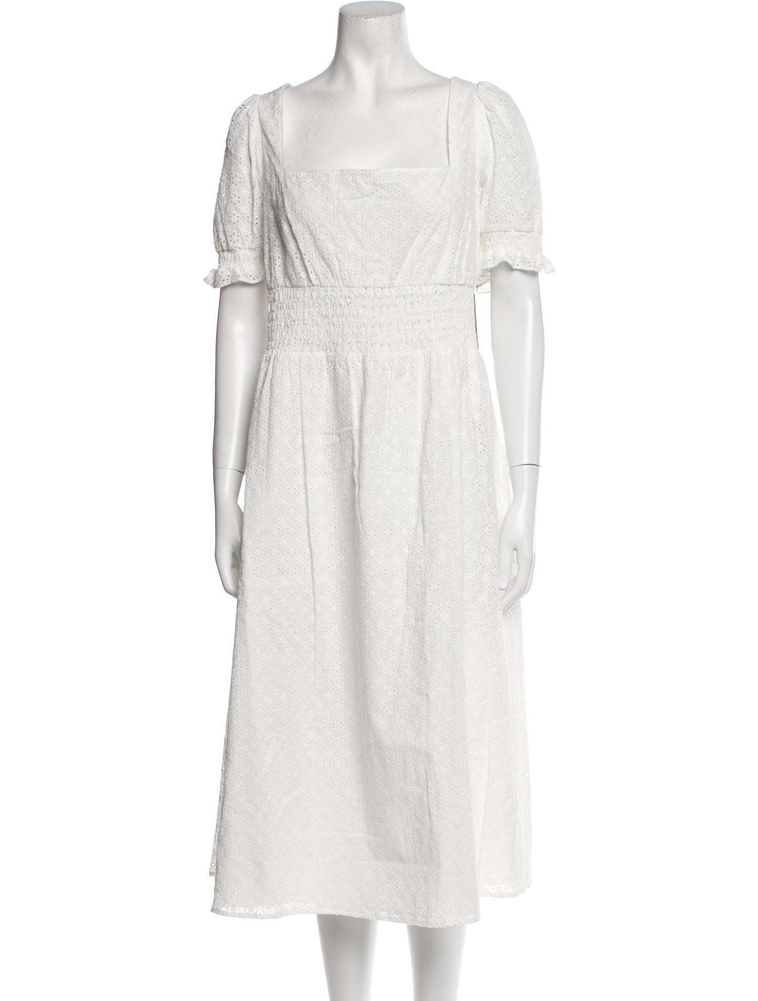 HVN Square Neckline Midi Length Dress w/ Tags