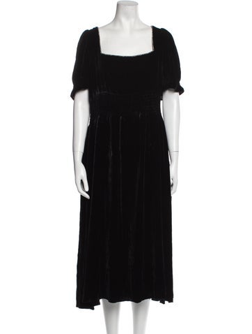 HVN Dresses Square Neckline Long Dress 3XL