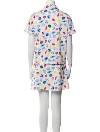 HVN Printed Skirt Set