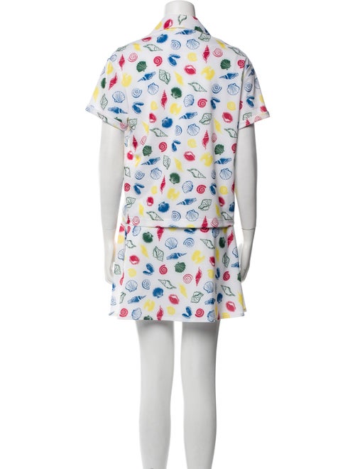 HVN Printed Skirt Set