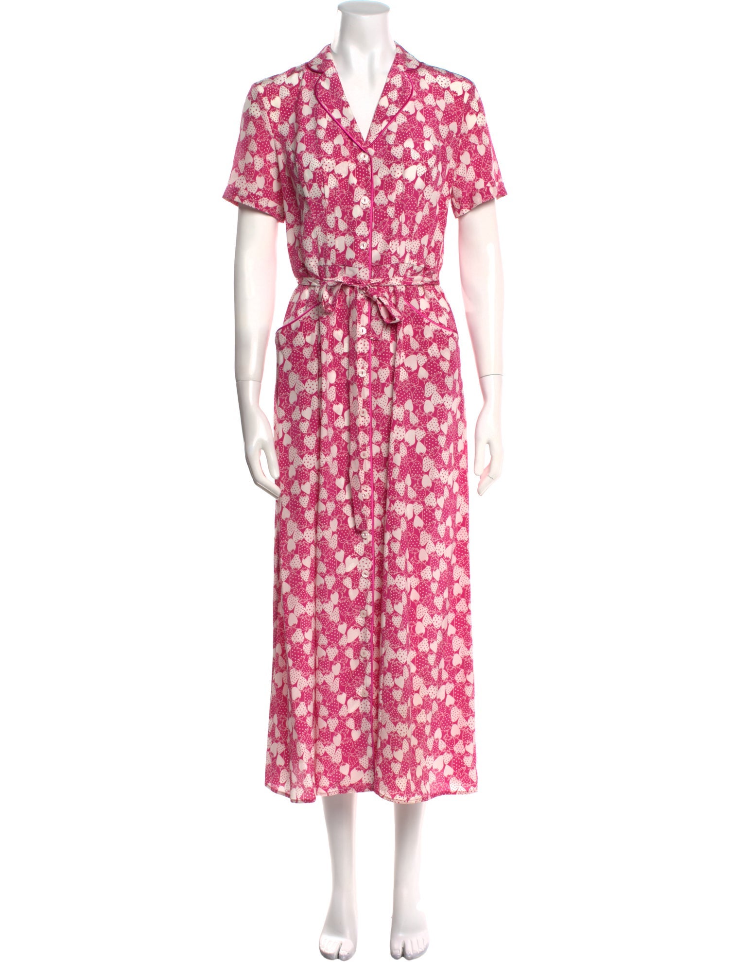 HVN Silk Long Dress w/ Tags