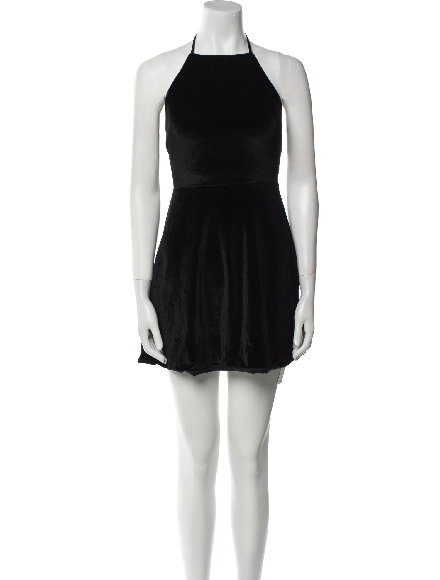 HVN Halterneck Mini Dress