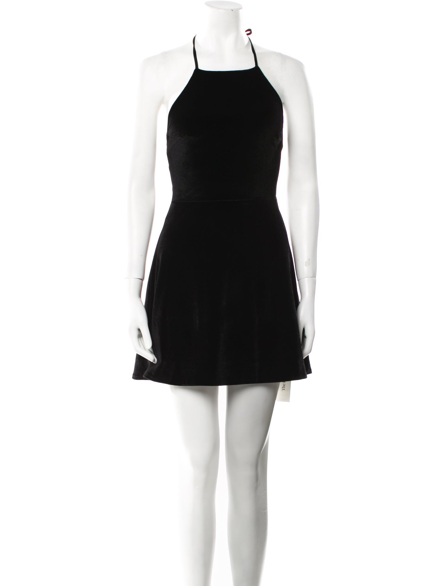 HVN Square Neckline Mini Dress