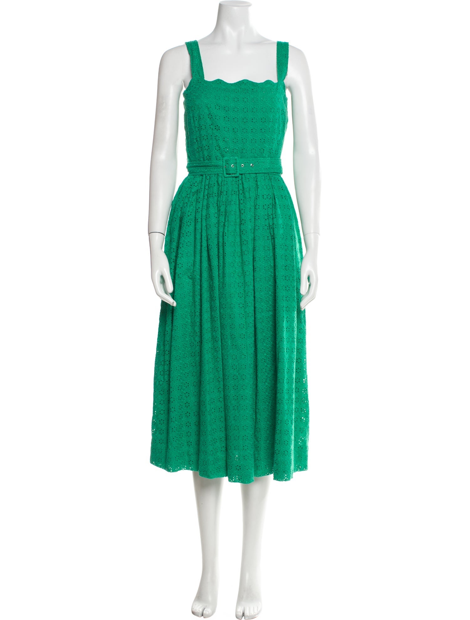 HVN Square Neckline Long Dress