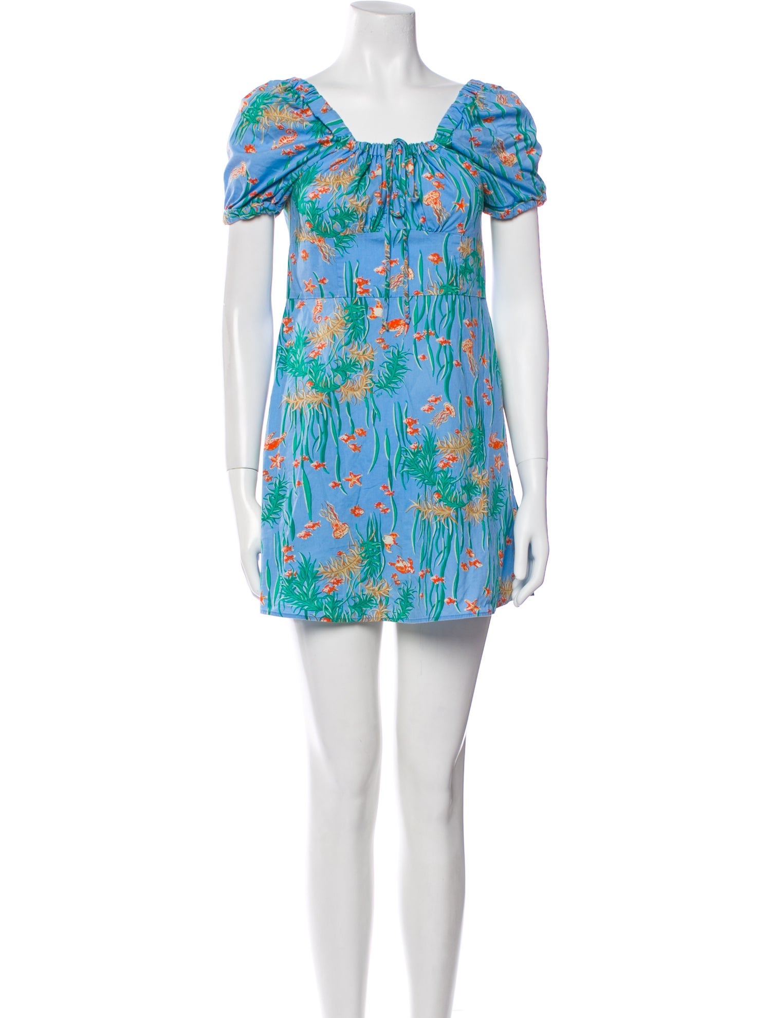 HVN Printed Mini Dress