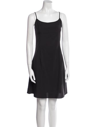 HVN Square Neckline Mini Dress