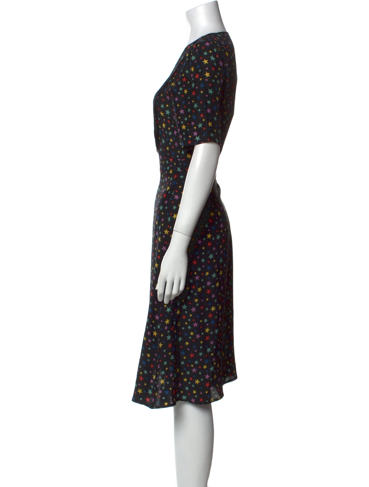 HVN Silk Midi Length Dress w/ Tags