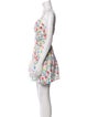 HVN Floral Print Mini Dress