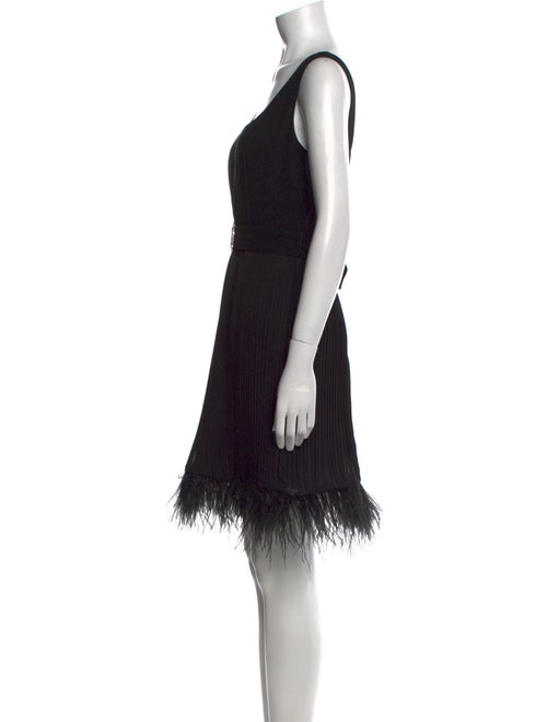 HVN Square Neckline Mini Dress