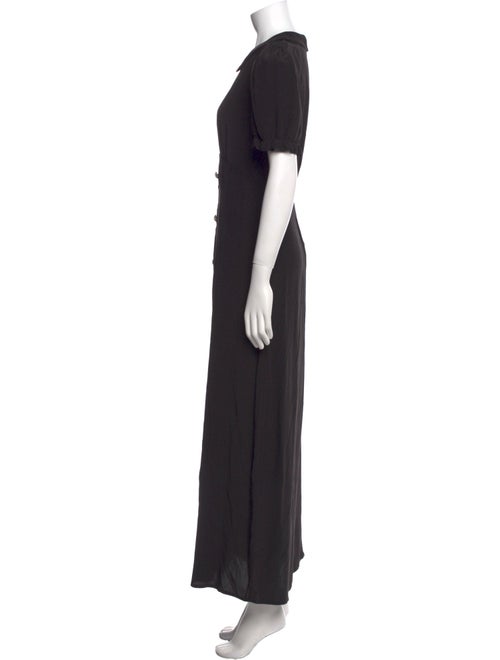 HVN Crew Neck Long Dress