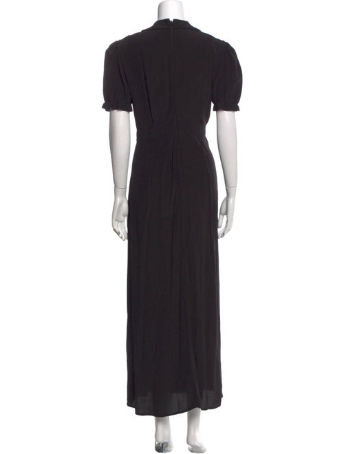 HVN Crew Neck Long Dress