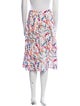 HVN Printed Knee-Length Skirt
