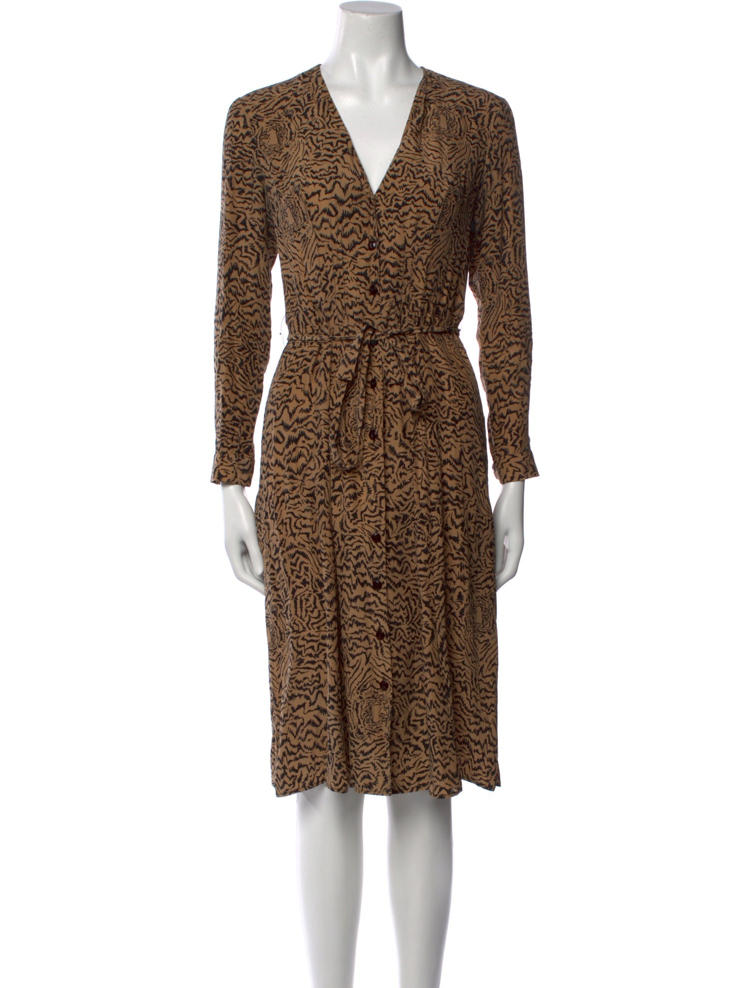 HVN Printed Mini Dress