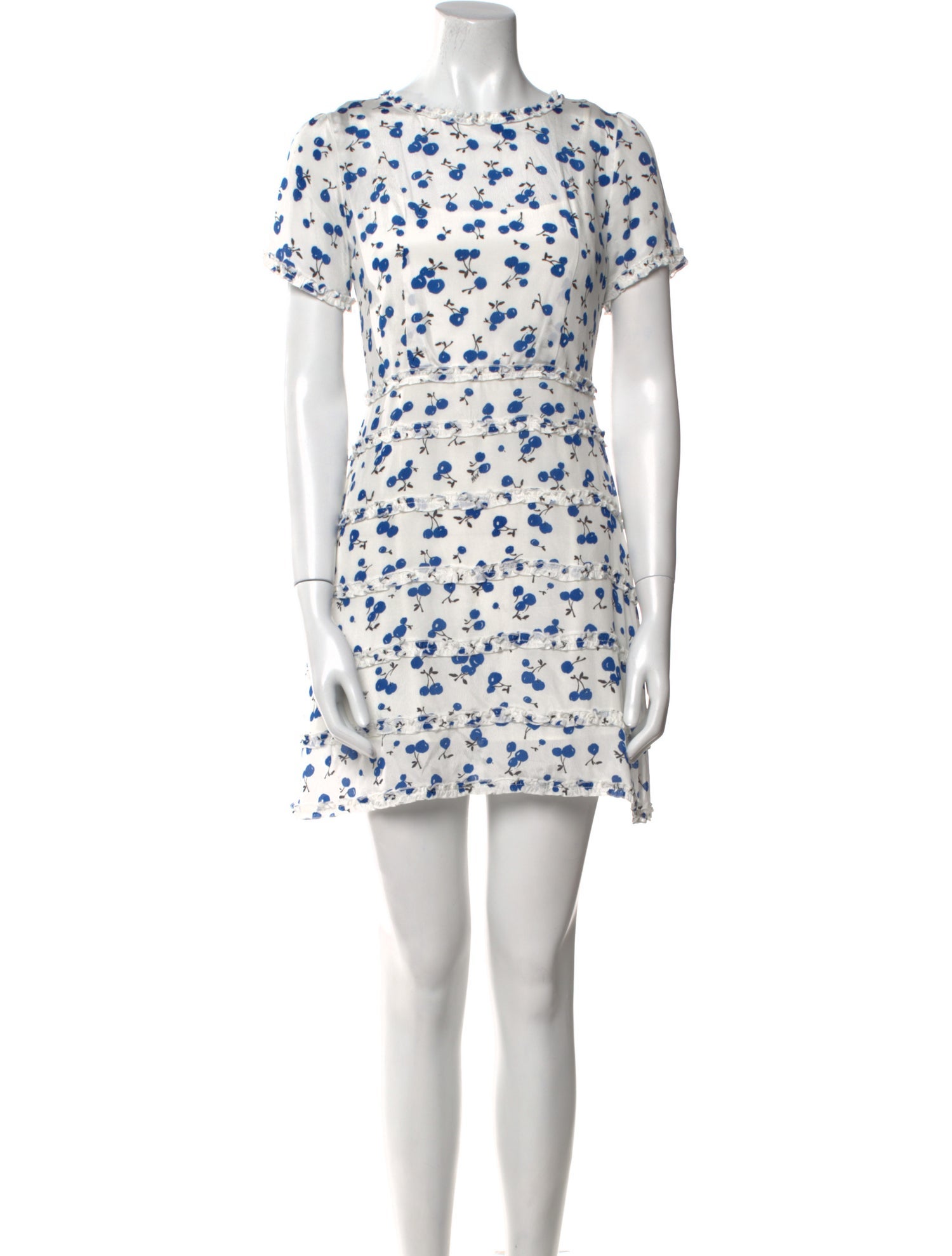 HVN Printed Mini Dress