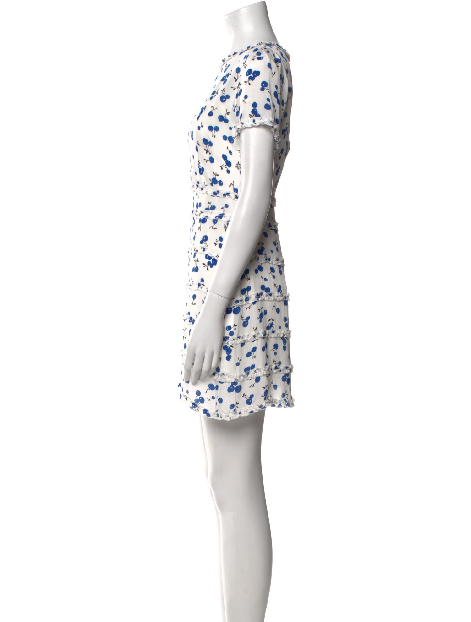 HVN Printed Mini Dress