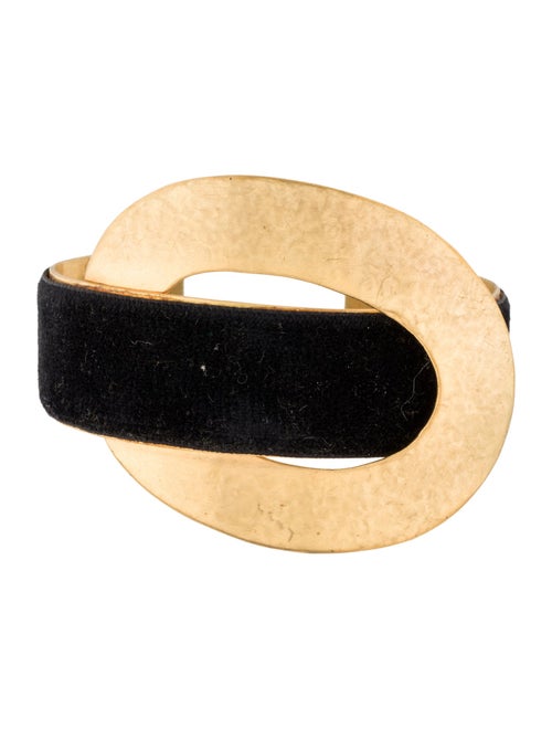 Hervé Van der Straeten Velvet Cuff Bracelet