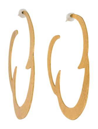 Hervé Van der Straeten Cutout Hoop Earrings