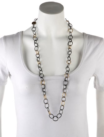 Ara Collection Two-Tone Chain Link Necklace