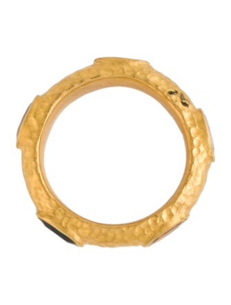 Ara Collection 24K Multicolor Sapphire Classic Band