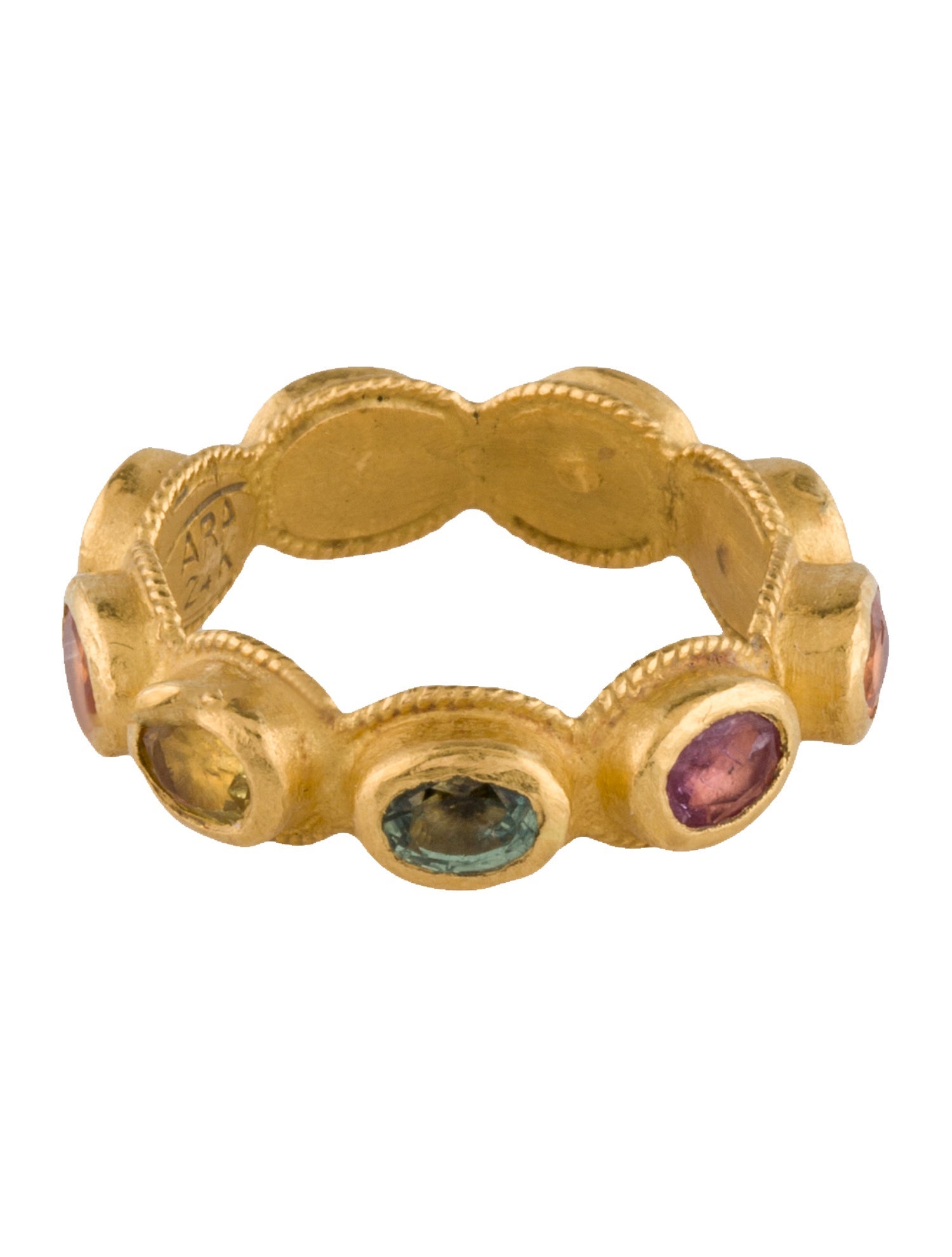 Ara Collection 24K Sapphire Multi-Color Memory Band