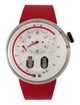 HYT H0 Red Silver Watch