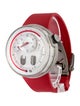 HYT H0 Red Silver Watch