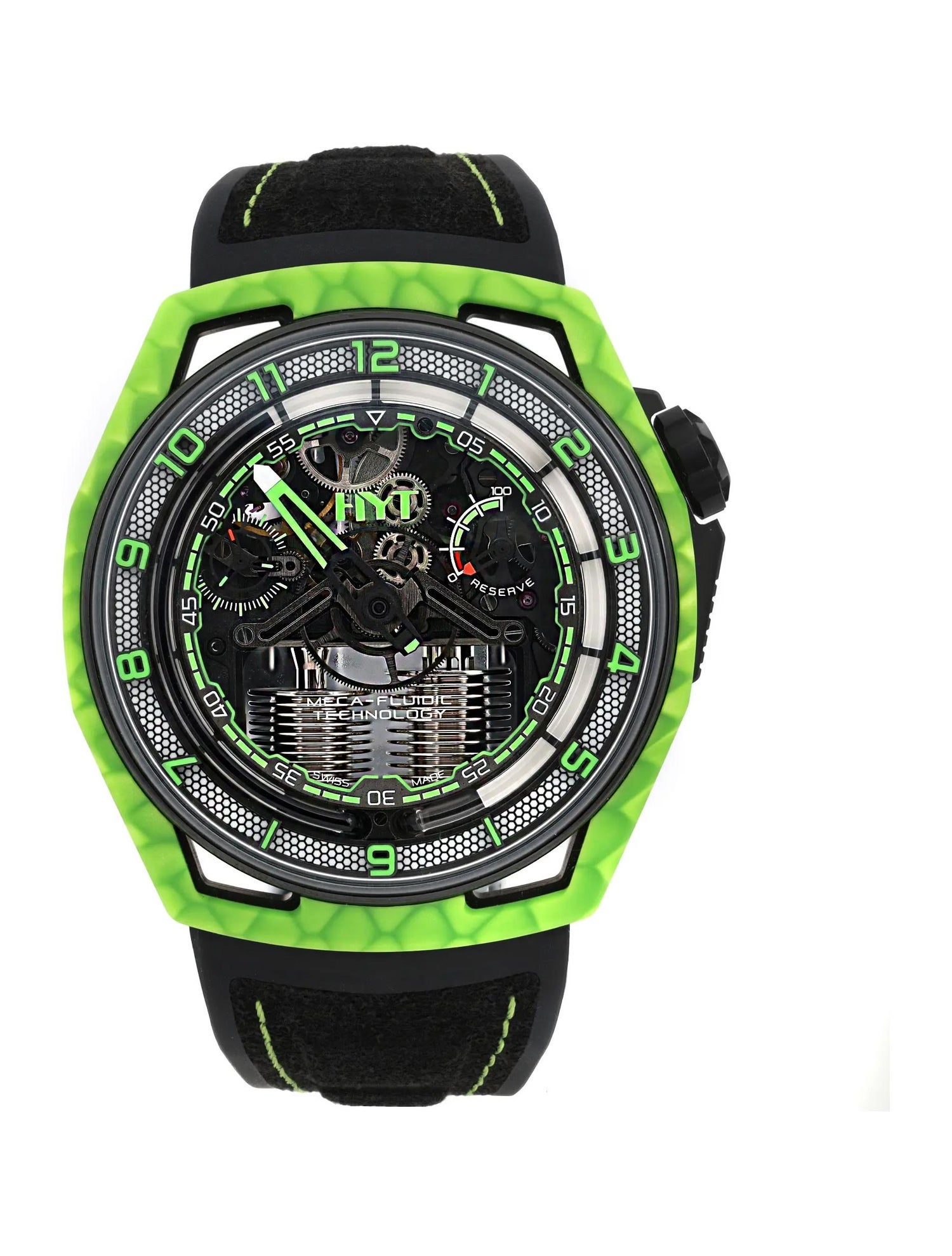 HYT Hastroid Green Laser Watch