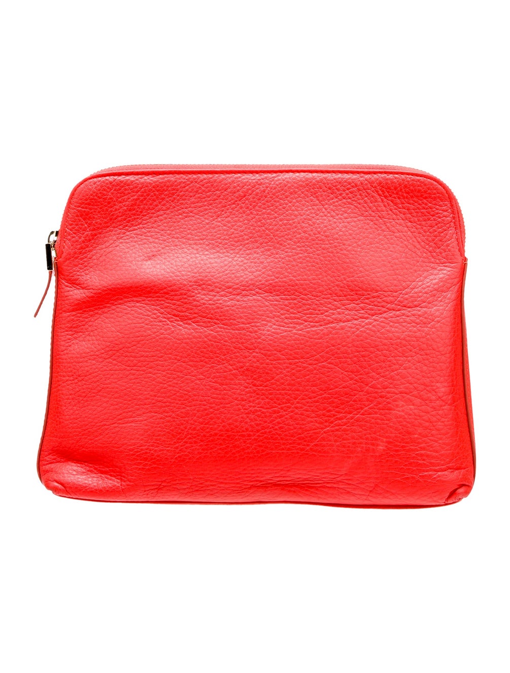 India Hicks Leather Portfolio Orange Clutches, Handbags IDH23575