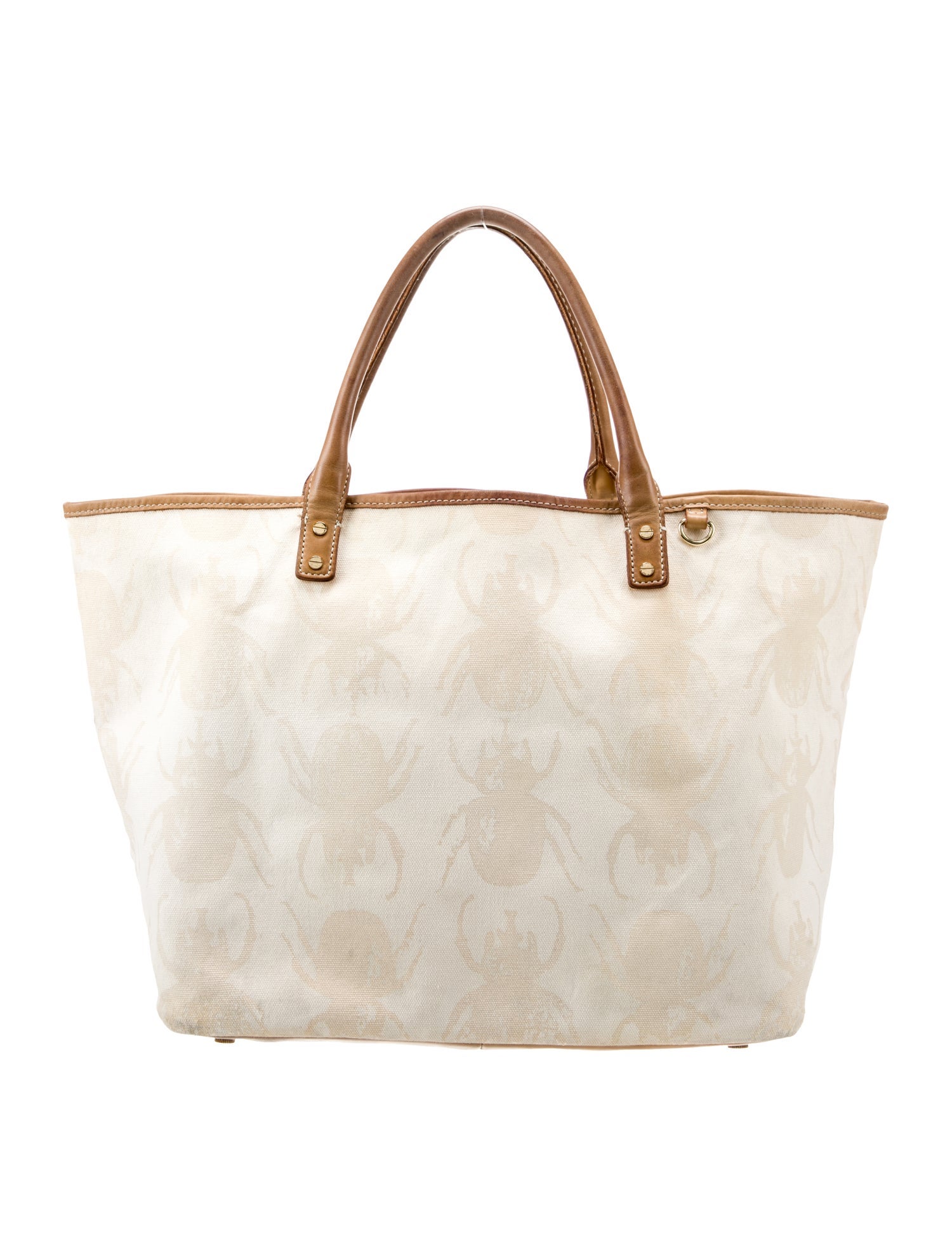 India Hicks Canvas Tote Neutrals Totes, Handbags IDH23577 The RealReal