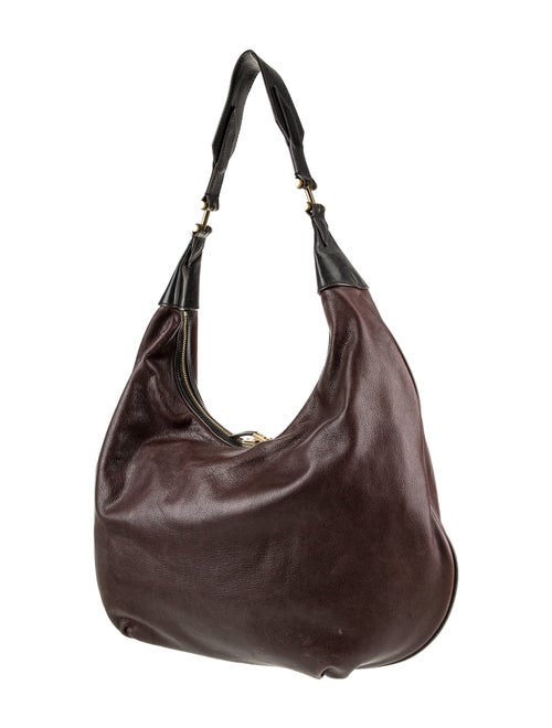 India Hicks Leather Hobo