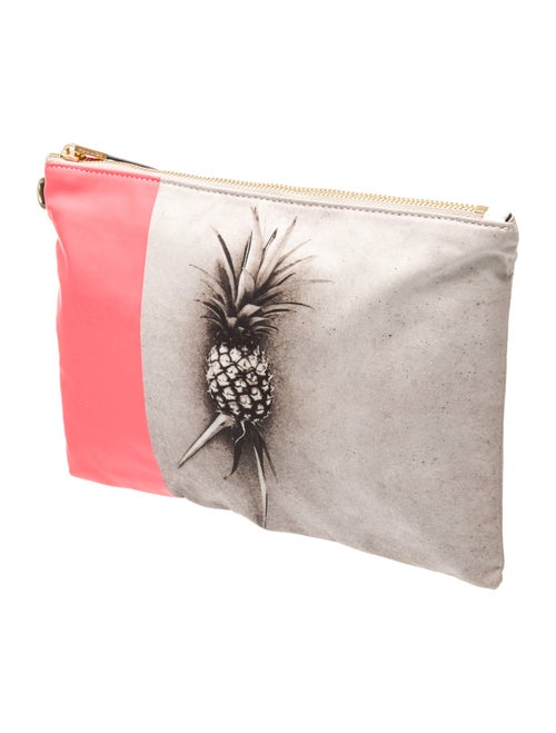 India Hicks Canvas Clutch
