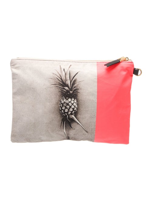 India Hicks Canvas Clutch