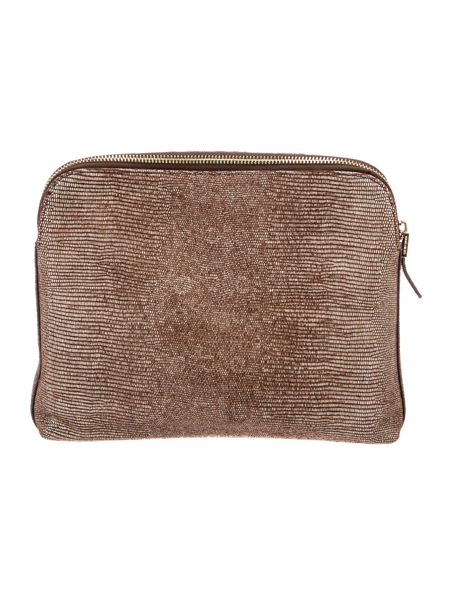 India Hicks Leather Minaudière