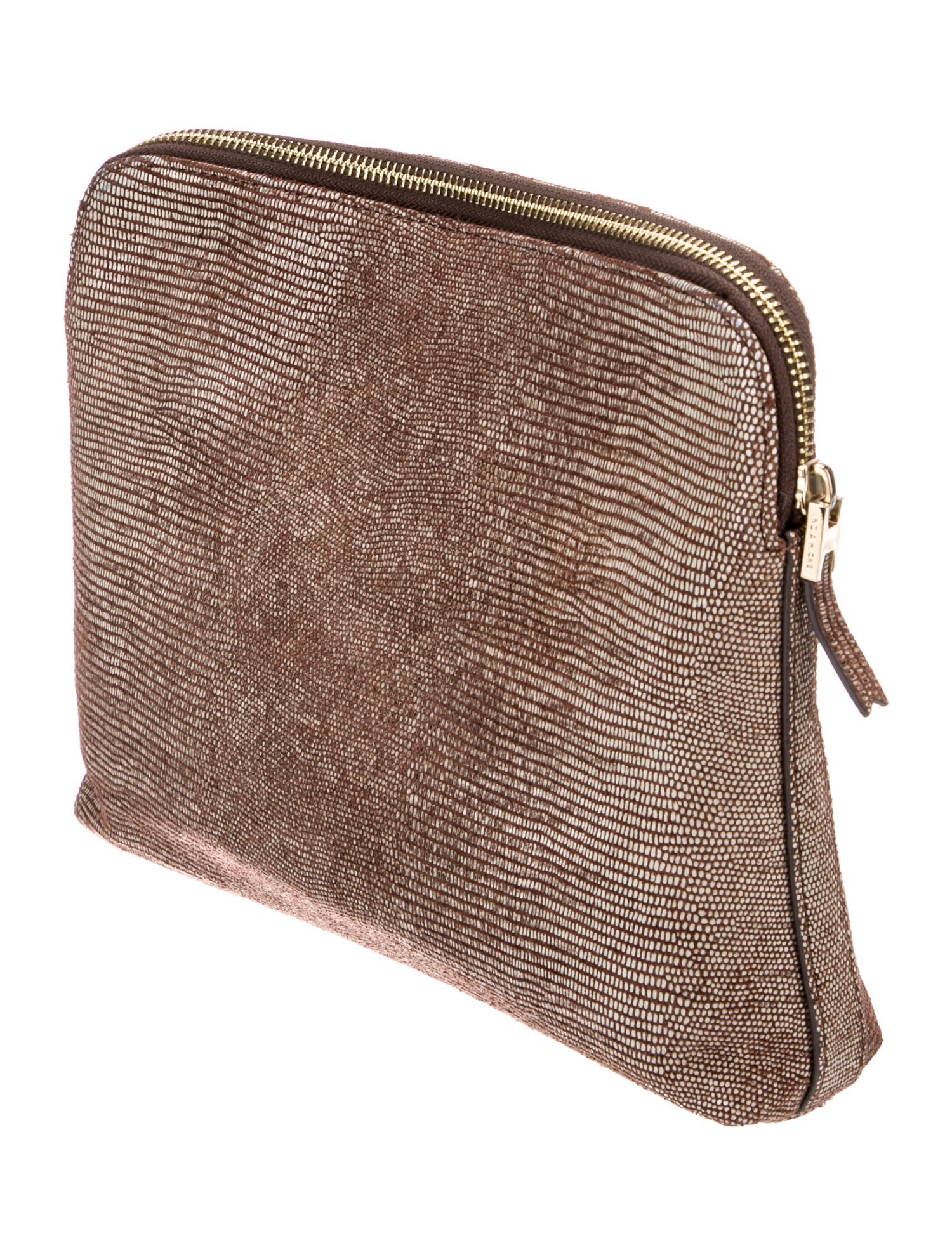 India Hicks Leather Minaudière