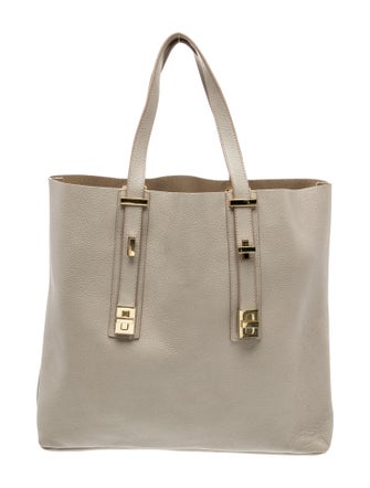 India Hicks Leather Tote