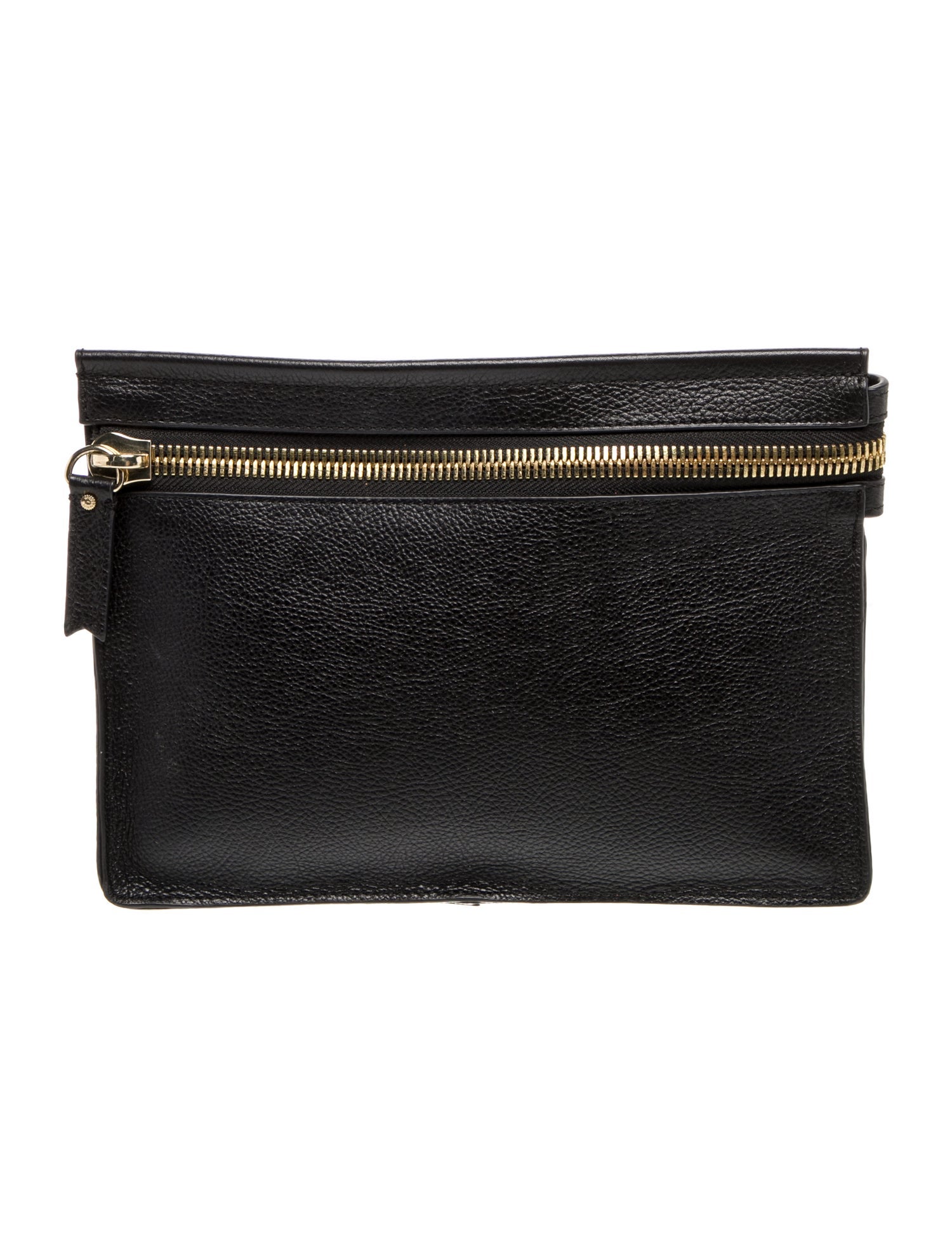 India Hicks Leather Clutch