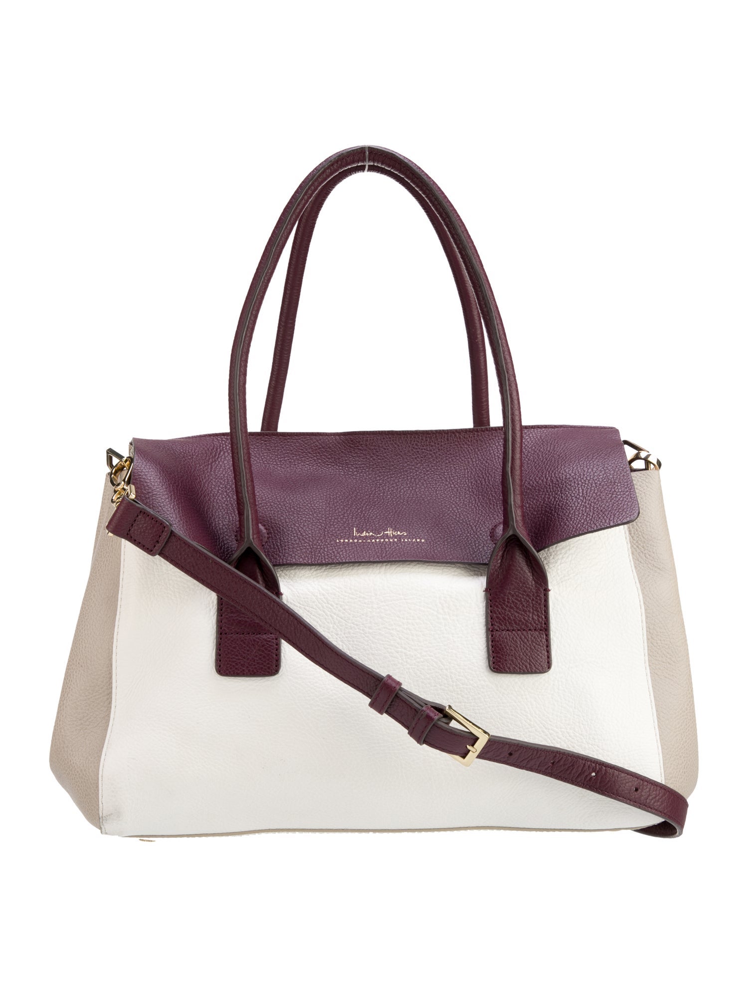 India Hicks Leather Shoulder Bag