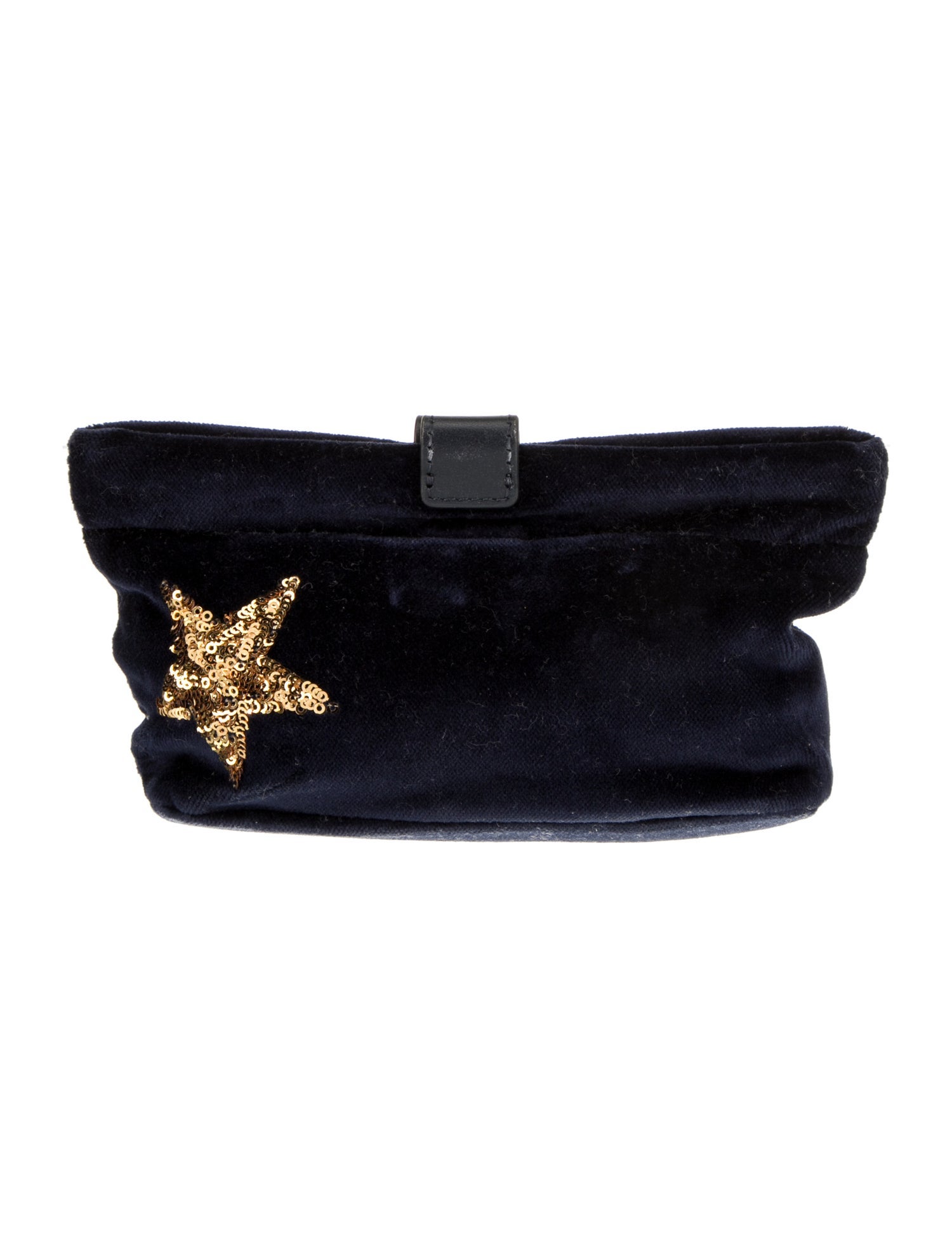 India Hicks Velvet Clutch