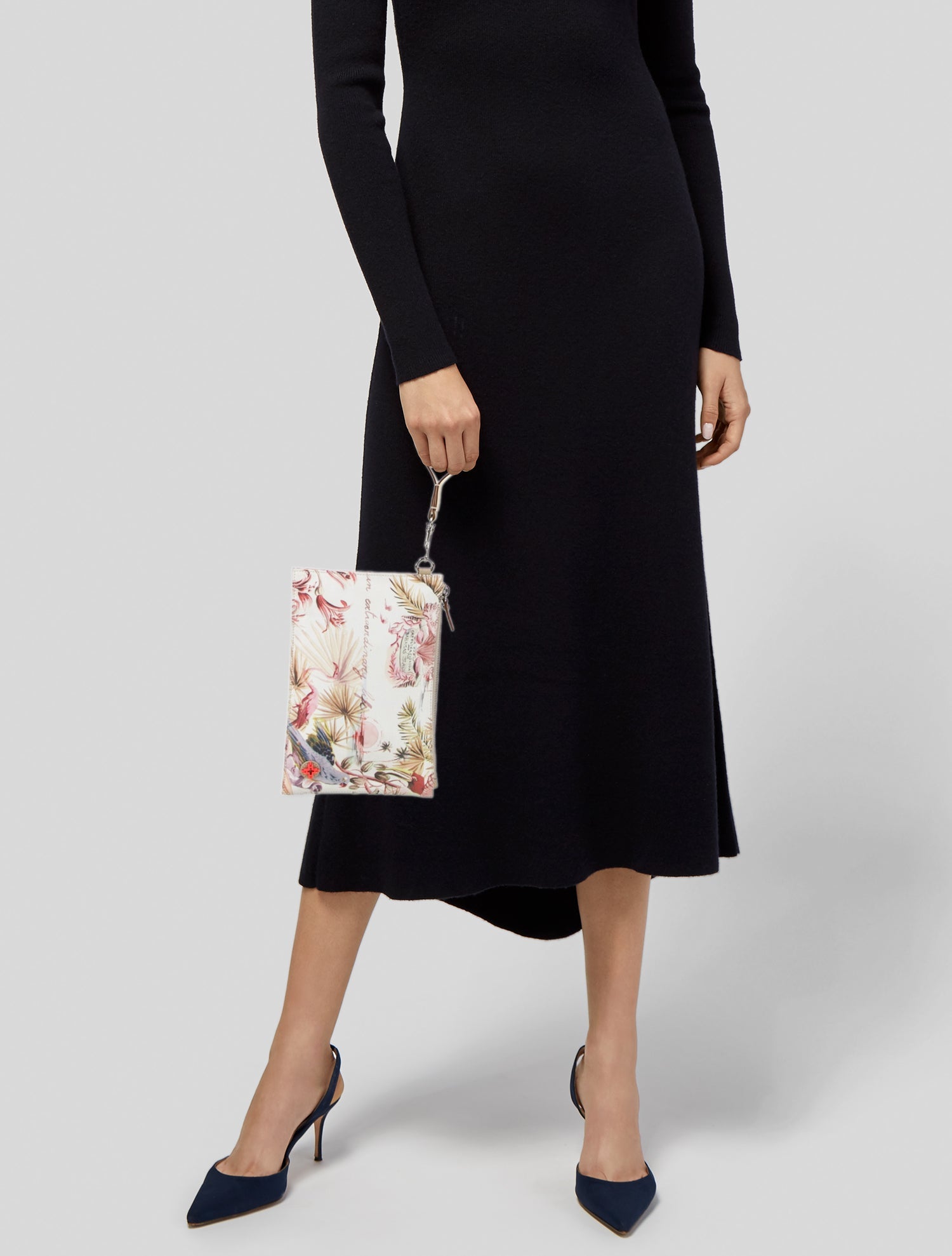 India Hicks Canvas Clutch