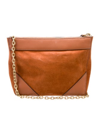 India Hicks Suede Messenger Bag