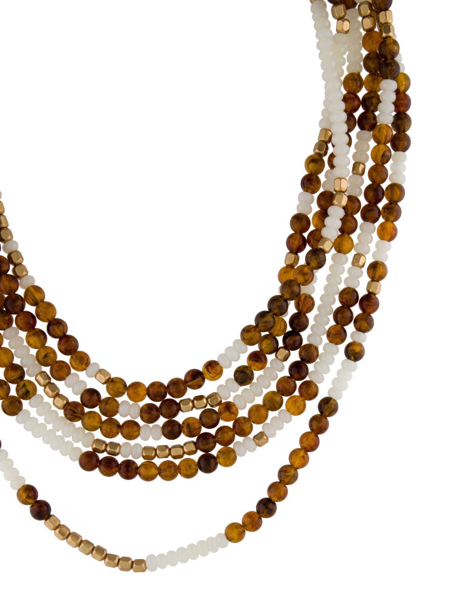 India Hicks Bead Mutistrand Necklace