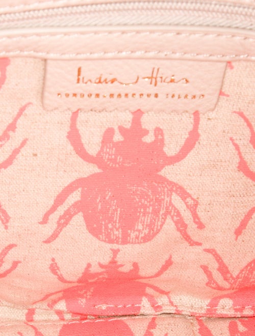 India Hicks Leather Clutch