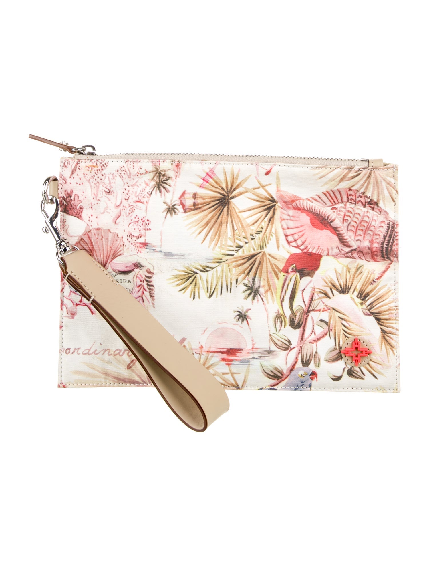 India Hicks Leather Clutch