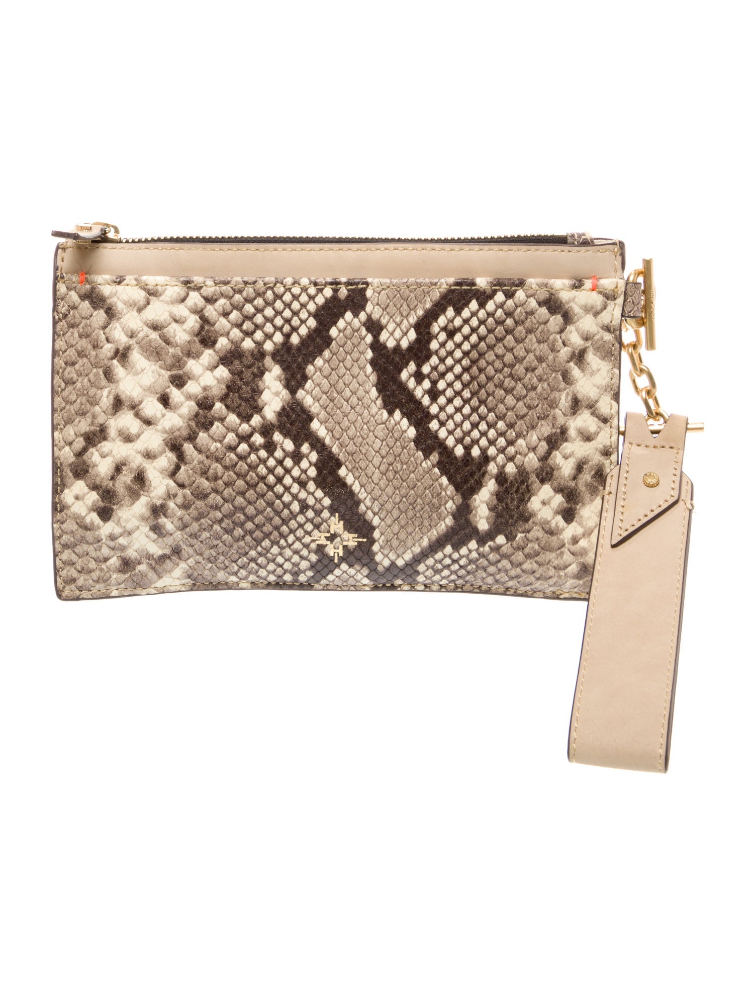 India Hicks Leather Clutch