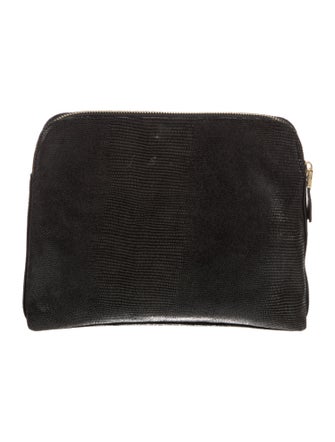 India Hicks Embossed Leather Portfolio