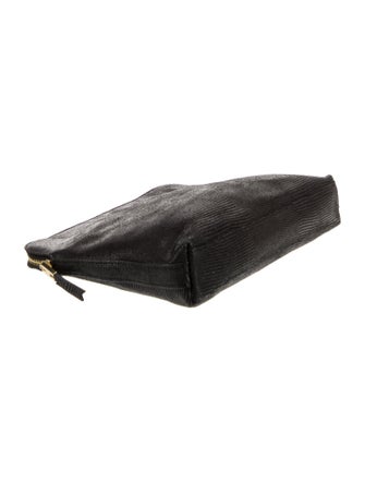 India Hicks Embossed Leather Portfolio