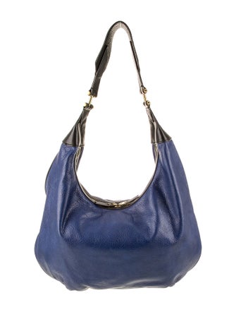 India Hicks Leather Hobo