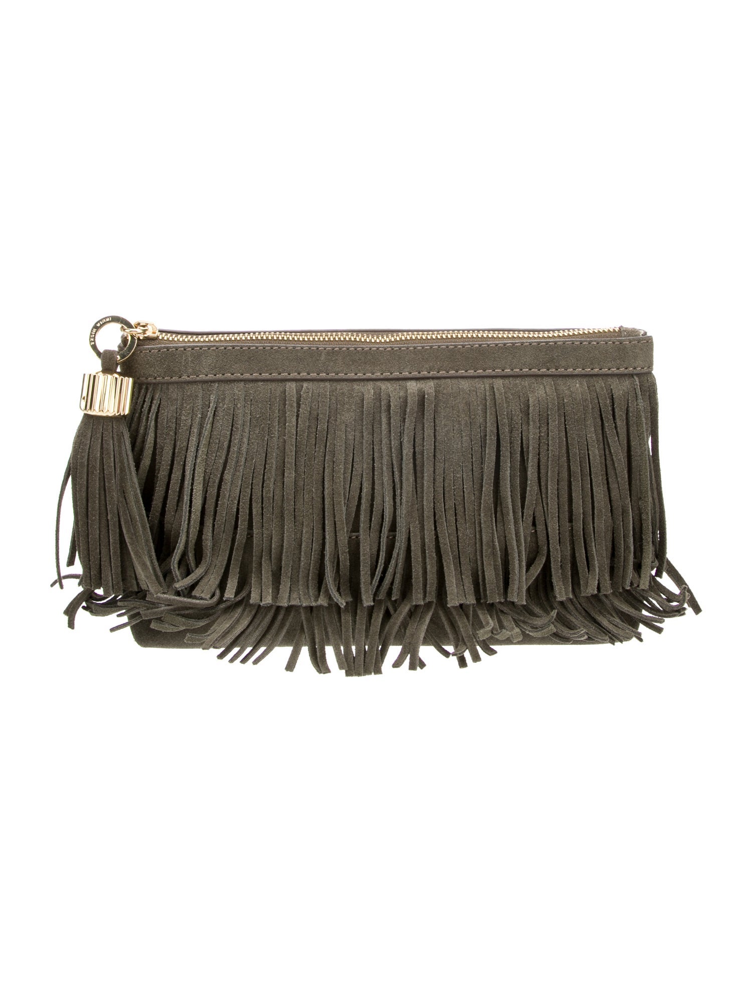 India Hicks Suede Evening Bag
