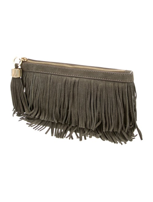 India Hicks Suede Evening Bag