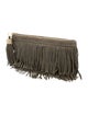 India Hicks Suede Evening Bag